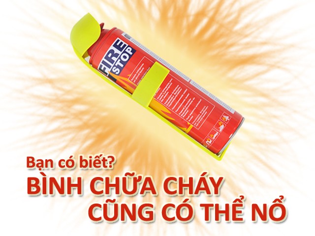 Bình chữa cháy ô tô: ‘Quả bom nổ chậm’ ?