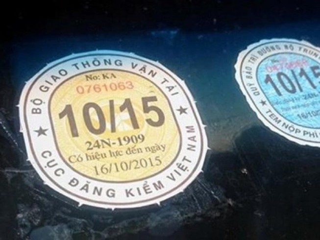 Sửa chữa tem kiểm định, bị phạt đến 4 triệu đồng
