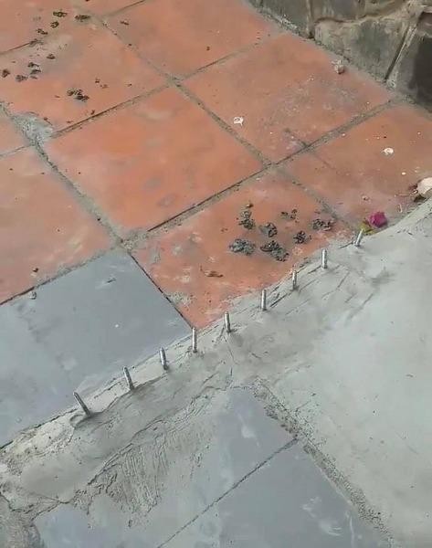 Đã xác định người tháo gỡ hàng đinh nhọn trên vỉa hè