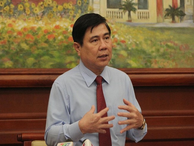 Chủ tịch UBND TP.HCM Nguyễn Thành Phong. Ảnh: HOÀNG GIANG