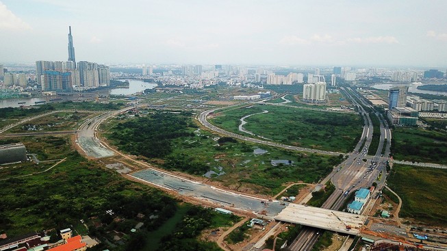 Dự án Khu đô thị mới Thủ Thiêm. Ảnh: Hoàng Giang