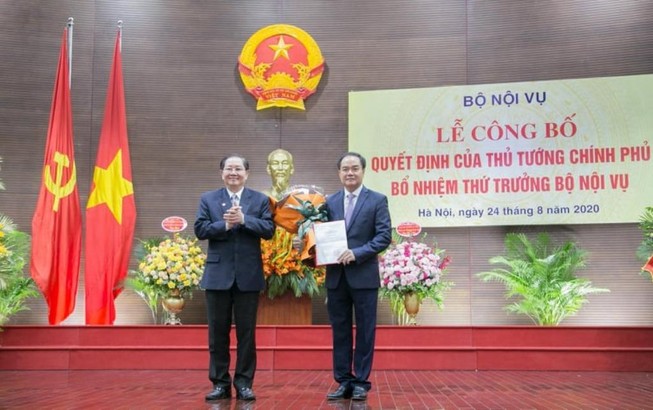 Ông Vũ Chiến Thắng nói gì khi giữ chức Thứ trưởng Bộ Nội vụ?
