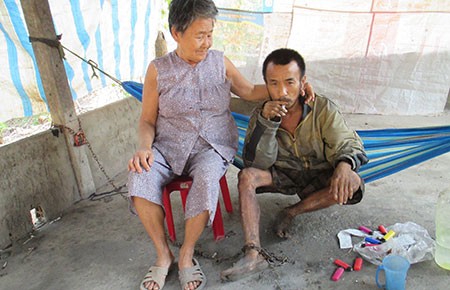 Hoàn cảnh thương tâm của một người lính