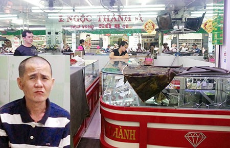 Cướp tiệm vàng tại chợ Thiếc