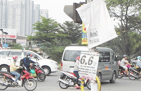 Quảng cáo không đúng chỗ