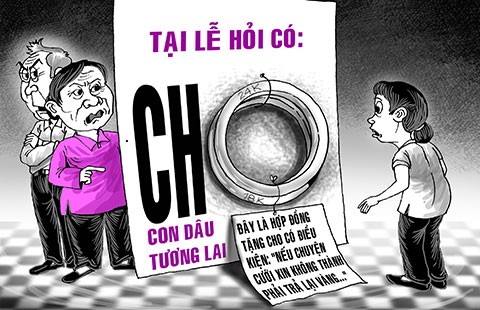Đòi ‘con dâu hụt’ trả vàng cưới