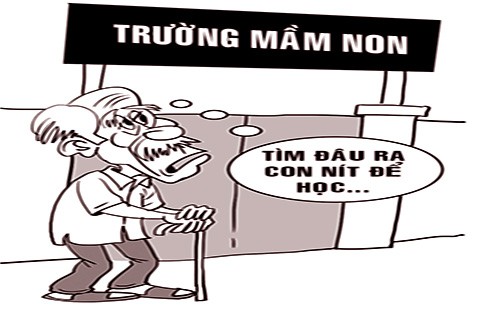 Xây trường mầm non nơi… không có trẻ con