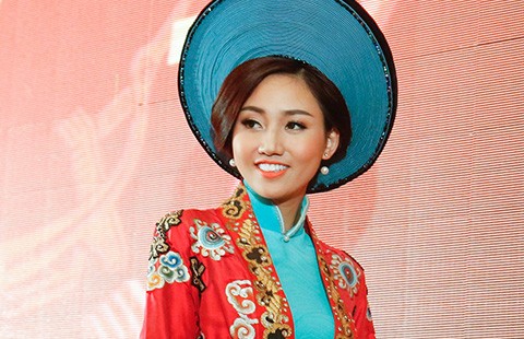 Á hậu Ngô Trà My Nam tiến