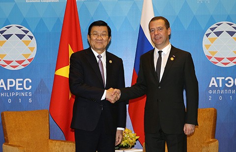 Chủ tịch nước Trương Tấn Sang tham dự hoạt động APEC