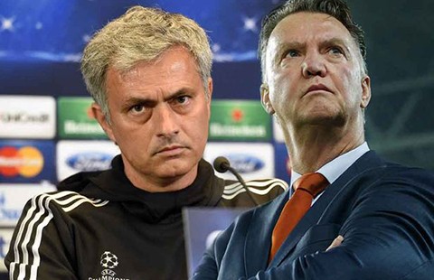 Nghiệt ngã thầy Van Gaal và trò Mourinho