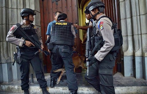 Indonesia: Bắt hai nghi can âm mưu đánh bom