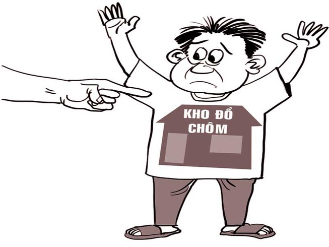 Giấu cả kho đồ trộm trong nhà