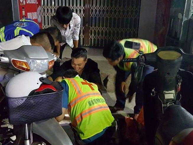 "Hiệp sĩ" bị nghi thông đồng... rải đinh
