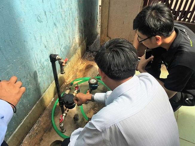Việt kiều muốn lắp đồng hồ nước thông minh