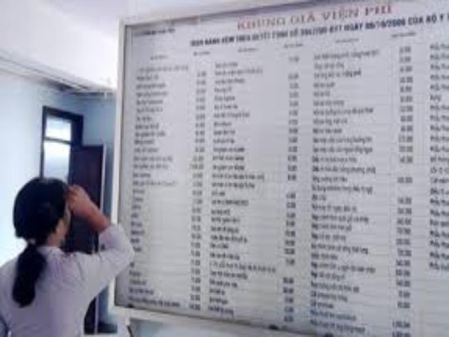 Từ 1-6, áp giá viện phí mới với người không có thẻ BHYT