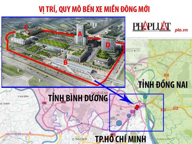Tám tháng nữa phải có Bến xe Miền Đông mới