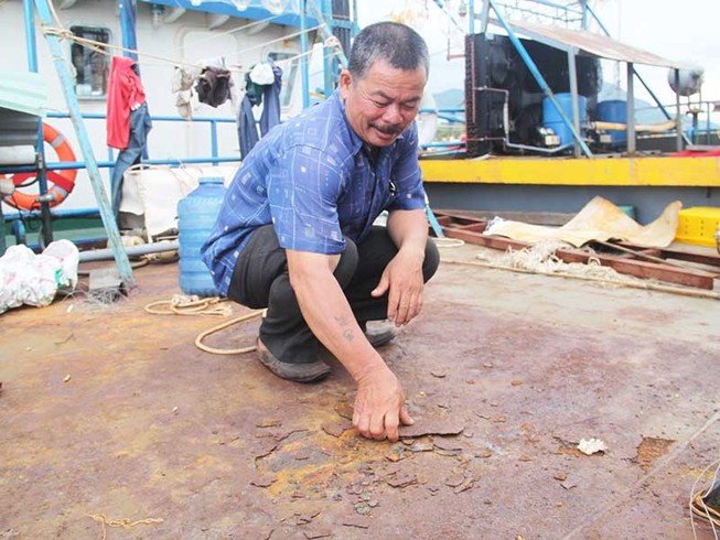 Từ 6-6, Bình Định tổng kiểm tra tàu vỏ thép bị hỏng