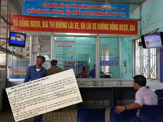 Không kiểm định cho xe… nợ thuế (!?)