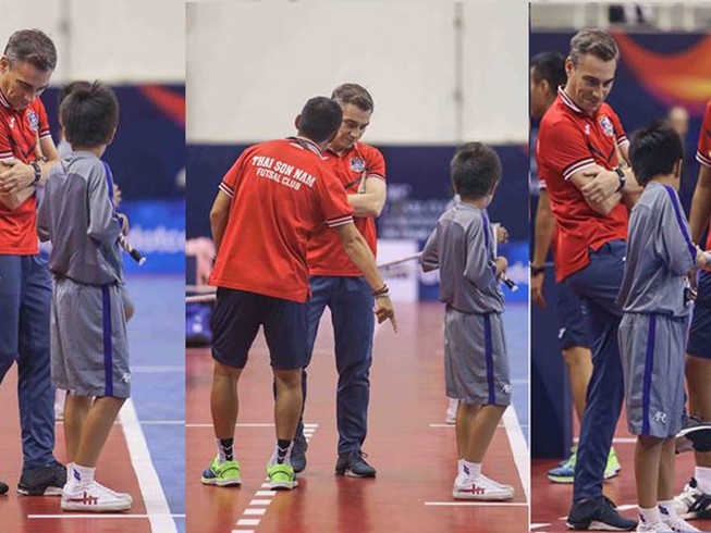 HLV Futsal người Tây Ban Nha ‘mê’ giày nội