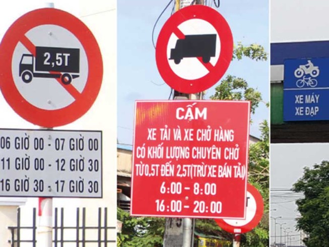 Tổng cục Đường bộ nói về biển giao thông lộn xộn