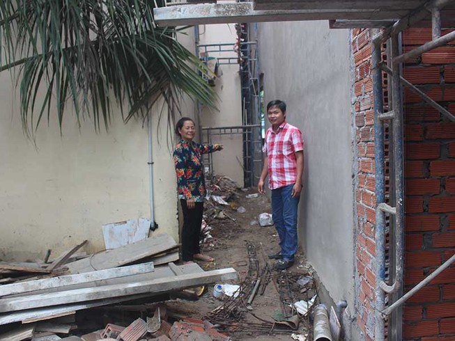 Năm hộ dân kêu cứu vì bị bịt kín lối đi