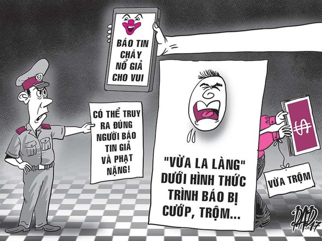Trả giá đắt khi báo tin giả cho công an