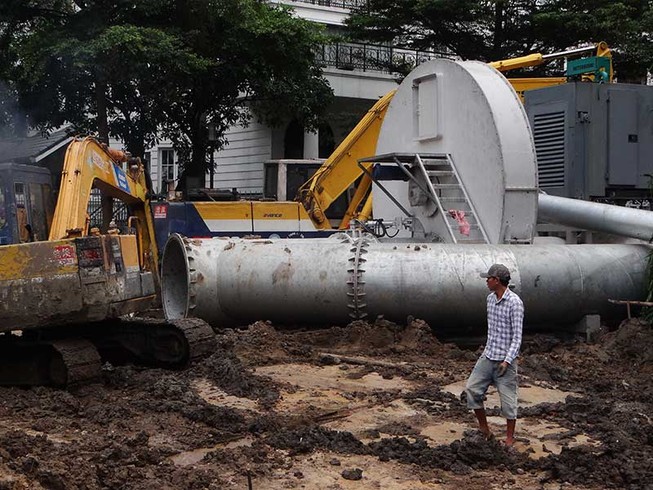 Máy bơm chống ngập khổng lồ có nguy cơ ‘lỗi hẹn’