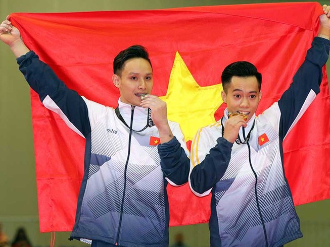 Cơn mưa vàng giúp thể thao Việt Nam lên ngôi nhì