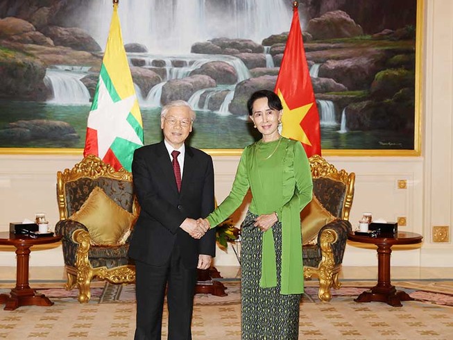VN-Myanmar nâng tầm quan hệ đối tác hợp tác toàn diện