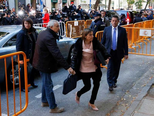 Cựu lãnh đạo Nghị viện Catalonia hầu tòa