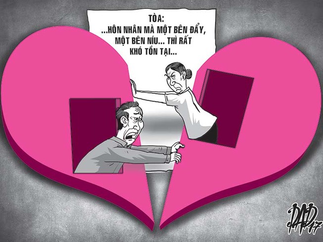 Vợ chồng già tố nhau ngoại tình khi ly hôn