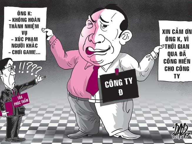Cho thôi việc không nêu lý do, công ty bị kiện