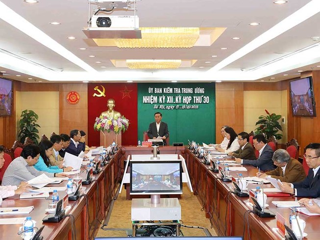 Ủy ban kiểm tra kết luận nhiều cán bộ cấp cao vi phạm