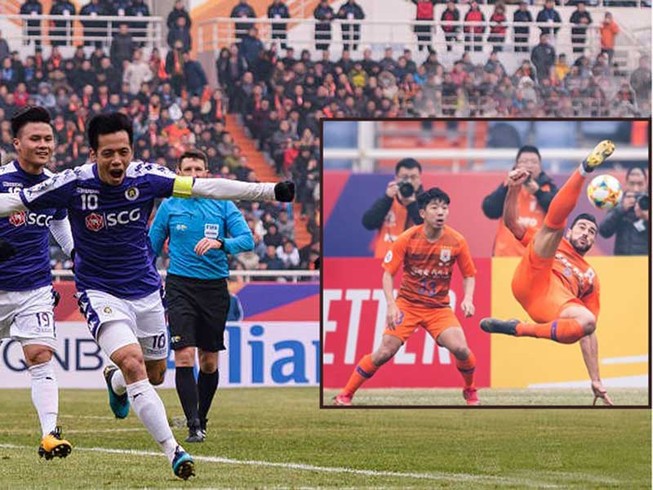 Shandong Luneng - Hà Nội (4-1): Chịu không nổi