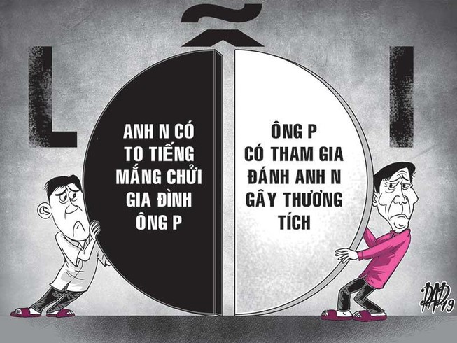Con rể kiện cha vợ vì bị đánh