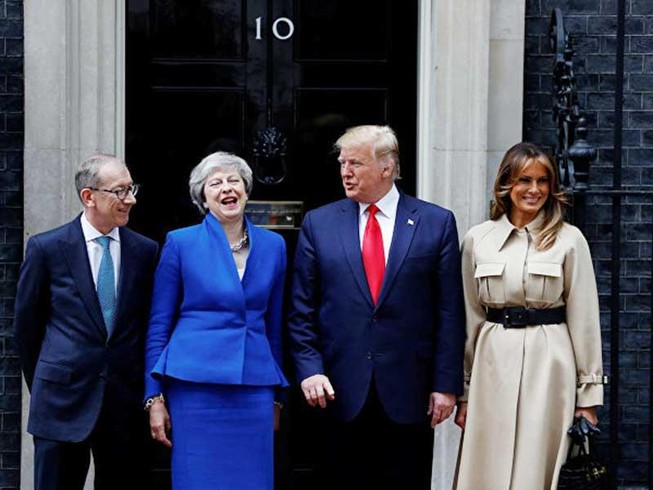 Những điểm nóng trong chuyến thăm Anh của ông Trump