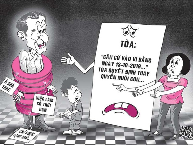 Cha ngoại, mẹ Việt giành nhau nuôi con