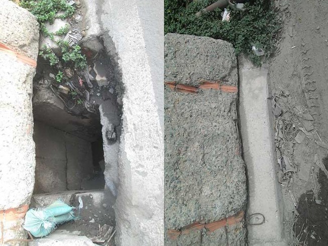 Đã khắc phục hố ga nguy hiểm