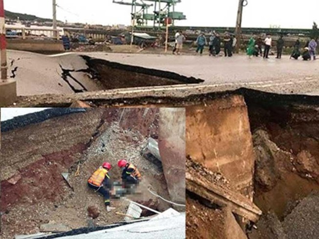 Bão số 2: Cầu sập, kênh vỡ, nhiều người gặp nạn