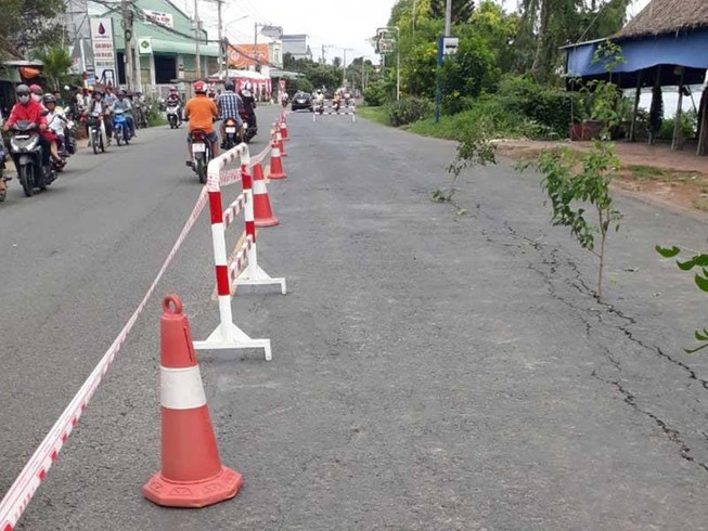 Quốc lộ 91 có nguy cơ đổ xuống sông Hậu
