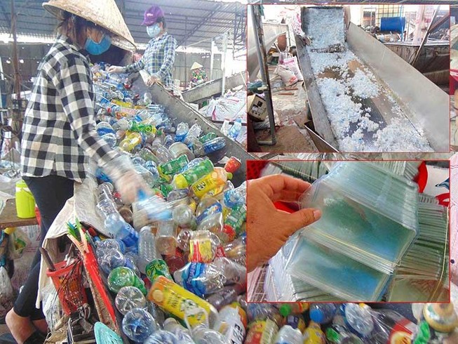 Rác bệnh viện biến thành hộp đựng bánh