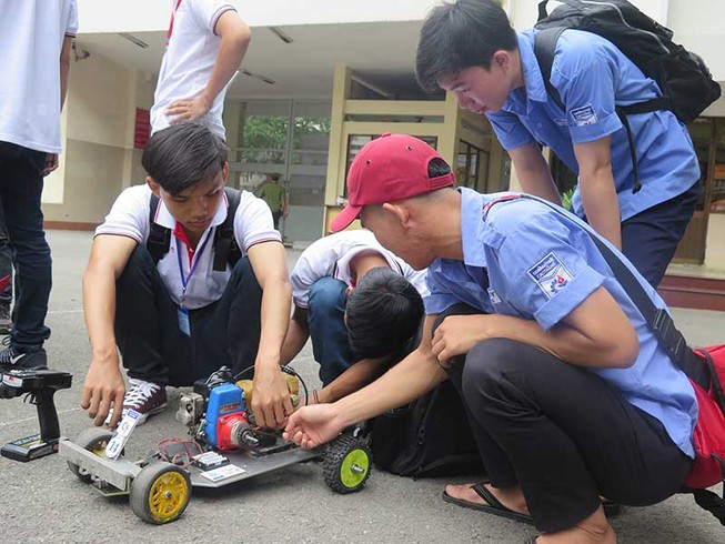 Trường nghề ‘bội thu’ thí sinh