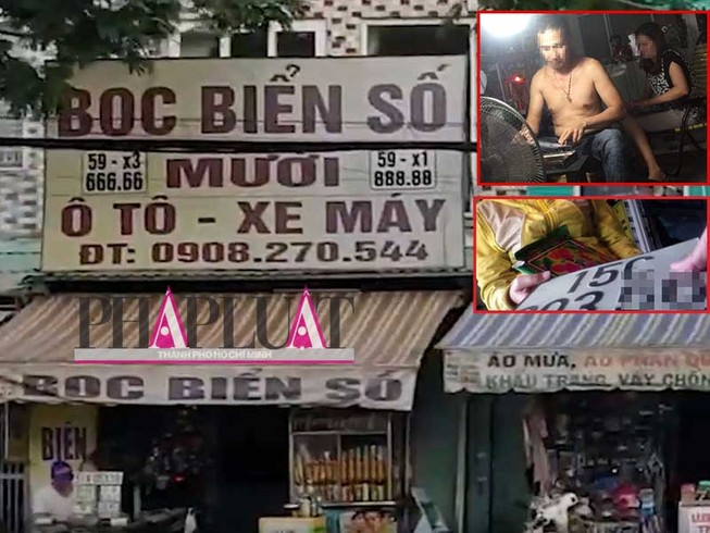 Điều tra: Điểm làm biển số giả cạnh trụ sở công an