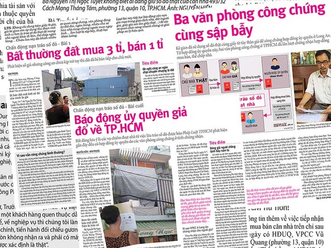 Nhiều nơi cùng ra đòn triệt nạn tráo sổ đỏ