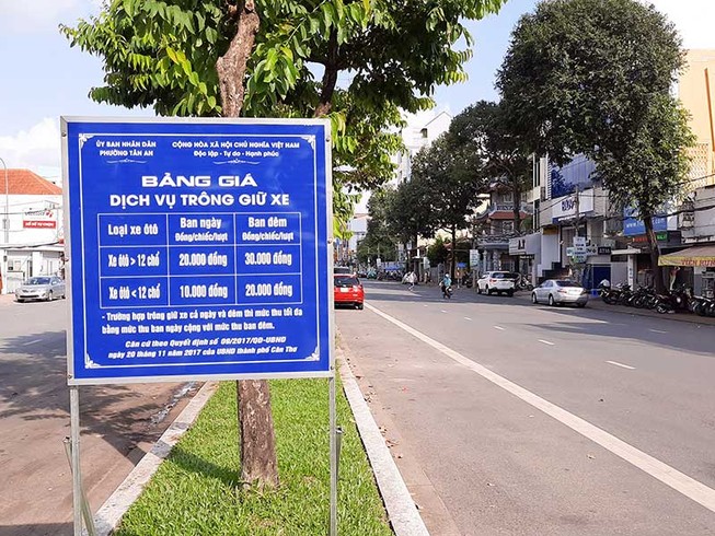 Dân ái ngại vì tiền gửi ô tô dưới lòng đường