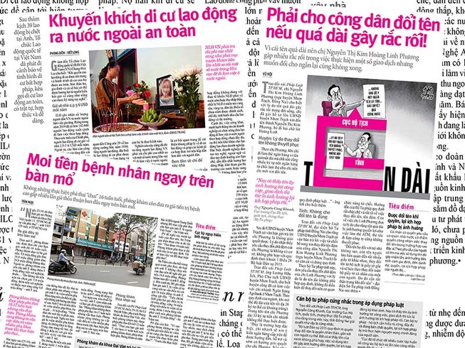 Đổi tên vì quá dài: Luật cần quy định cụ thể hơn