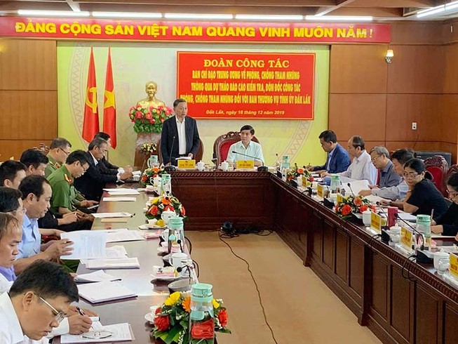 Đắk Lắk: Số vụ tham nhũng thanh tra chuyển công an ít