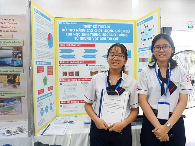 Sản phẩm khoa học của học sinh tạo ấn tượng mạnh