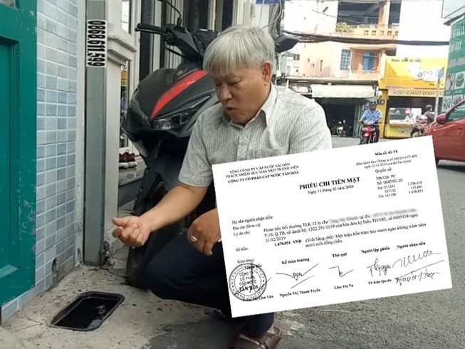 Hoàn tiền cho người dân bị trộm lấy cắp đồng hồ nước
