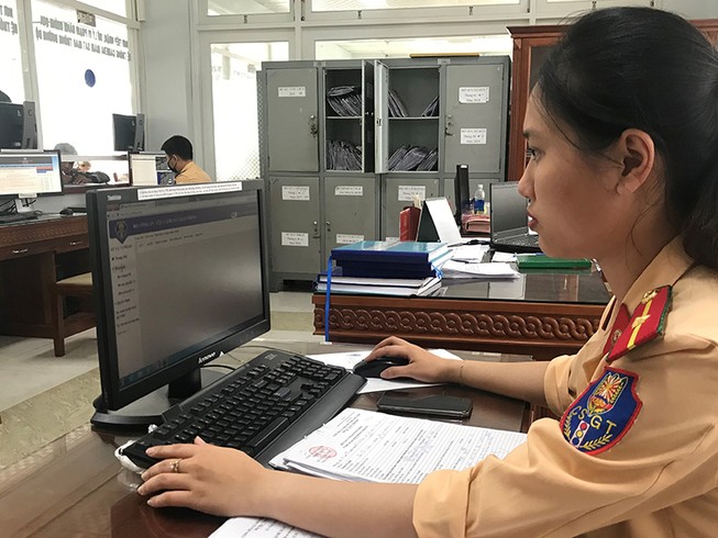 Triển khai nộp phạt vi phạm giao thông qua mạng
